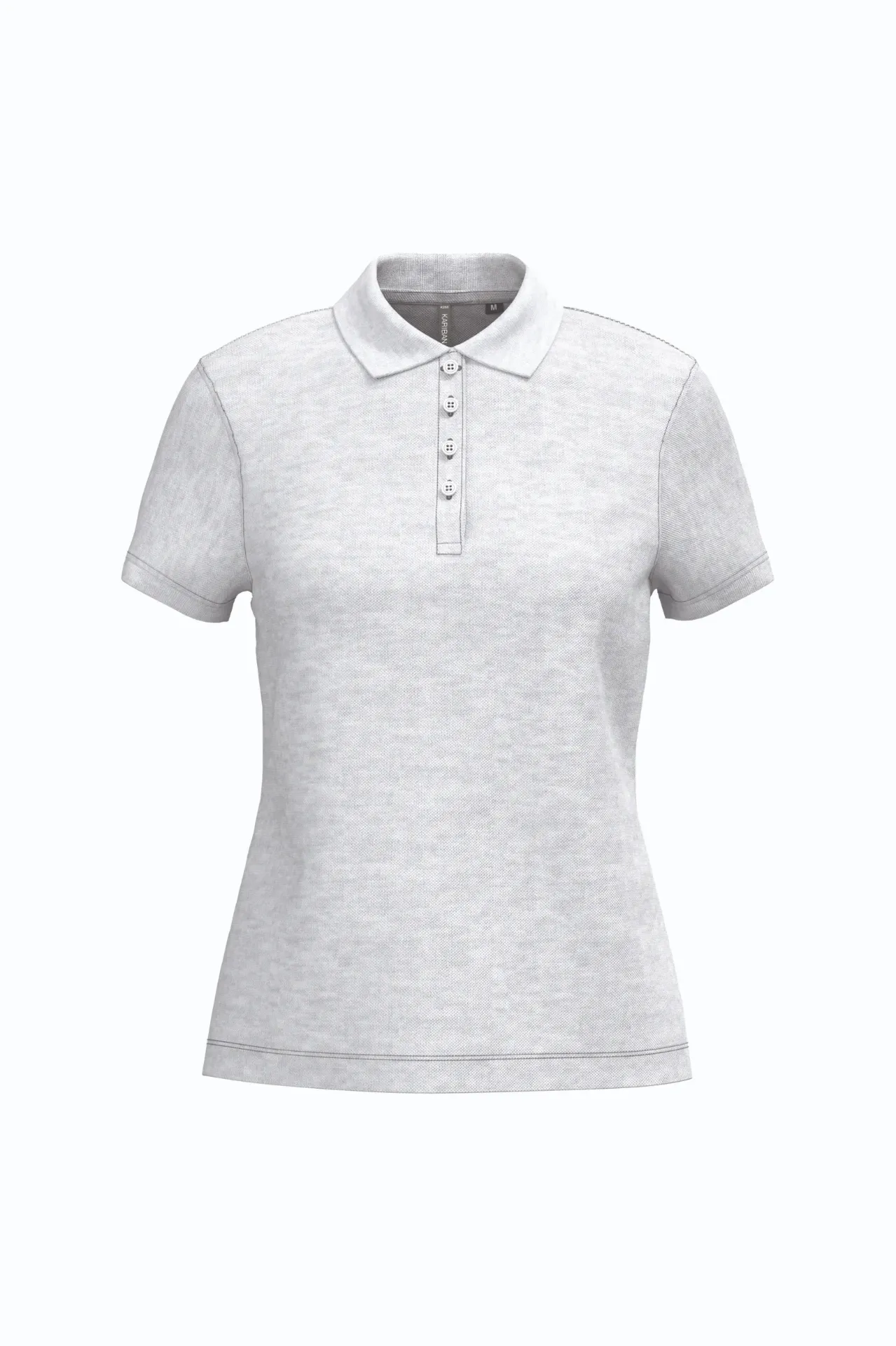SOLAR-POLO MC UNI 4 BOUTONS FEMME