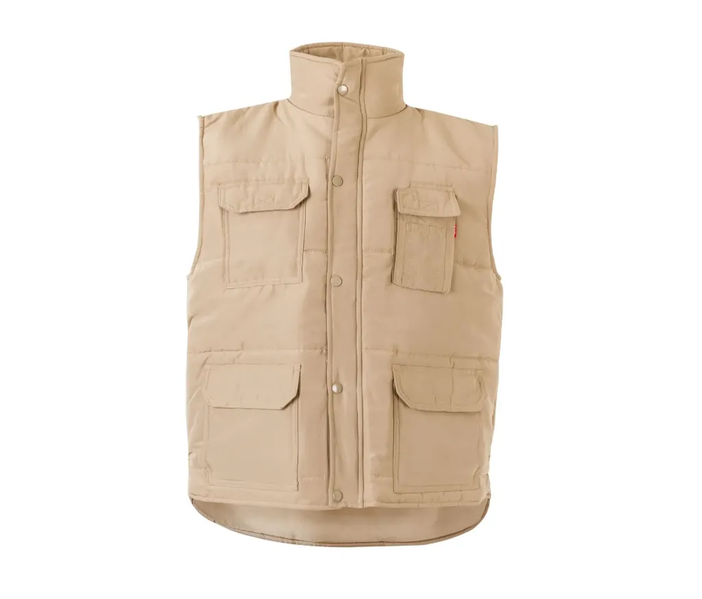 ZORRO-BODYWARMER MATELASSÉ MULTI-POCHES UNISEXE