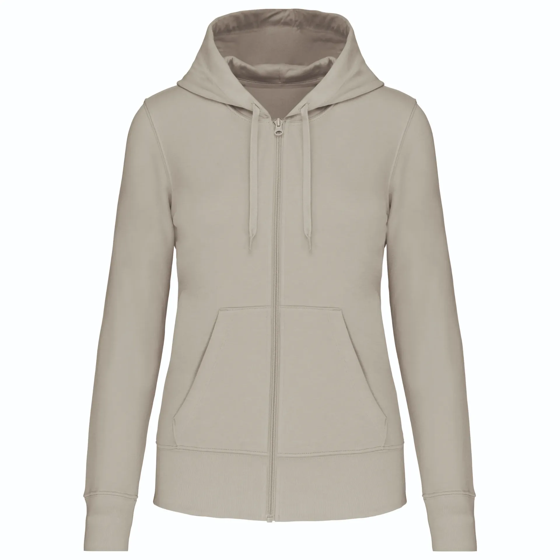 [26TOK4031] MARY-SWEAT HOODED ZIPPÉ FEMME (Beige, XS / 36)