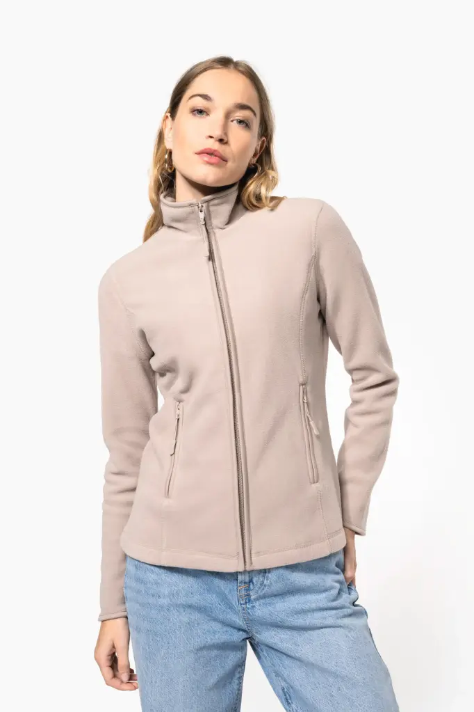 [26TOK907] MARGAUX-VESTE POLAIRE FEMME (Beige, XS)