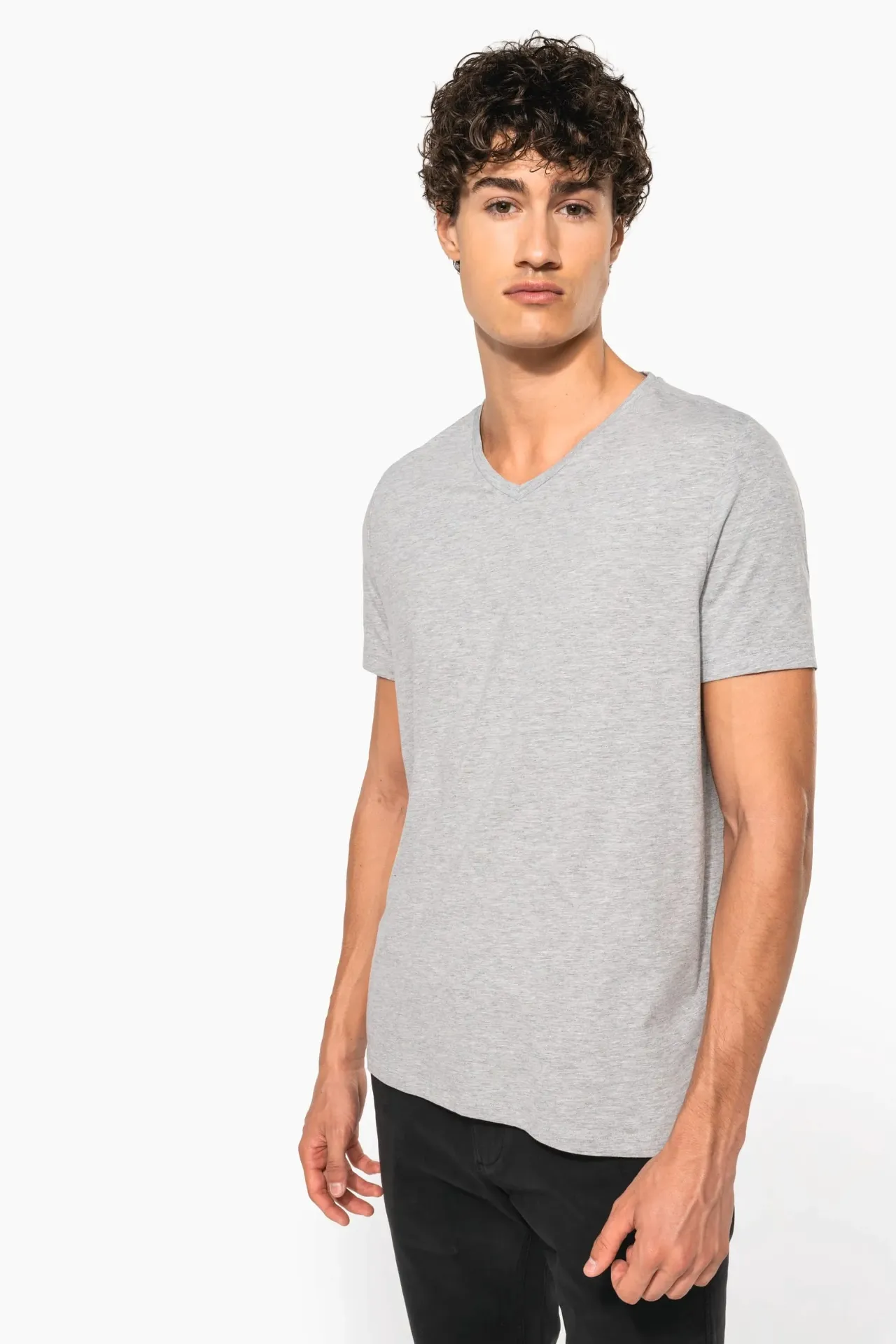 LOOPS-Tee-Shirt col V