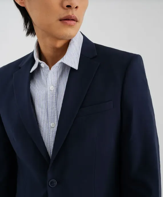 [26GE50062029] DUMIH-VESTE COSTUME COUPE DROITE HOMME (Bleu, 44)