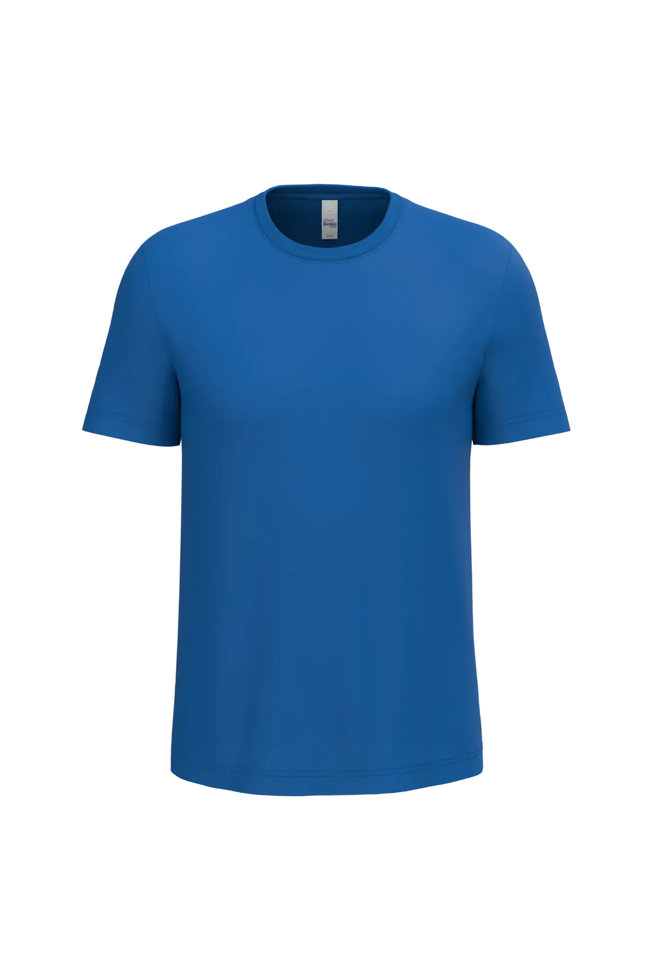 [IB320] KRICK- TEE-SHIRT MC COL ROND UNISEXE (Bleu, XS)