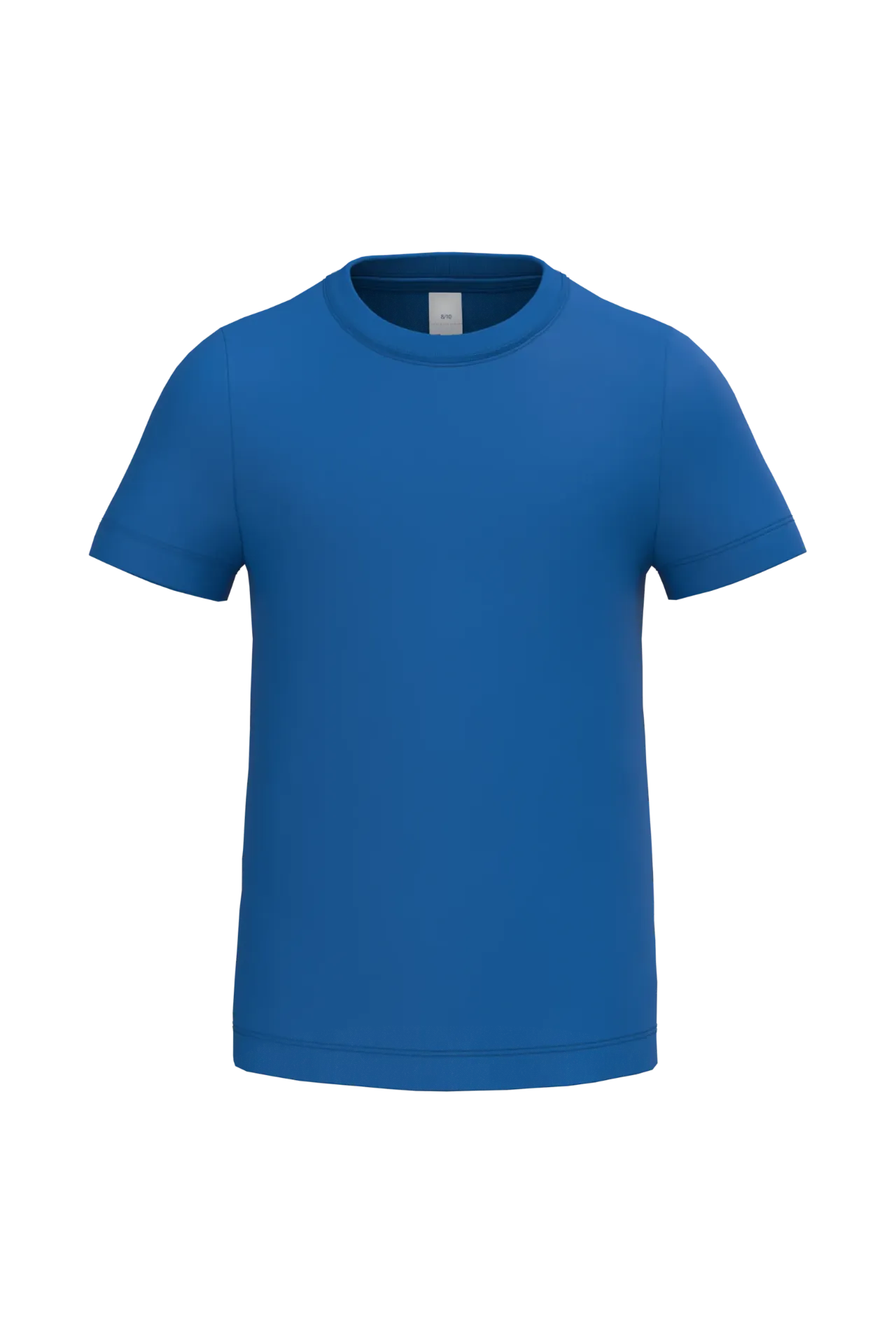 [IB322] KRICKY-TEE-SHIRT MC COL ROND ENFANT (Bleu, 4/6 ans)