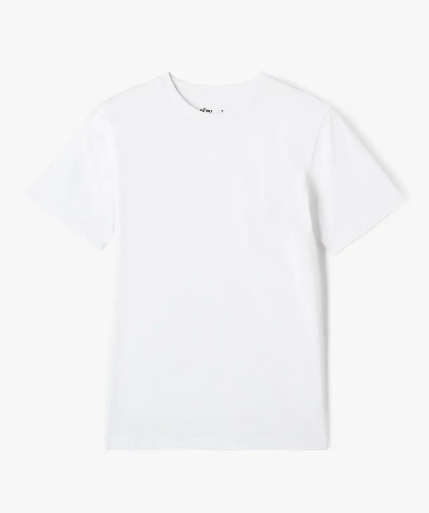 HABA-TEE-SHIRT MC COL ROND JUNIOR BLANC