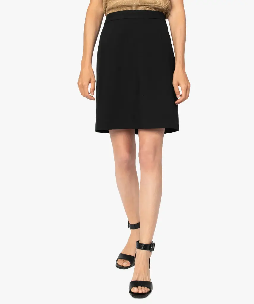 [25GE00027] MAZOU-JUPE COUPE DROITE FEMME NOIR (32)