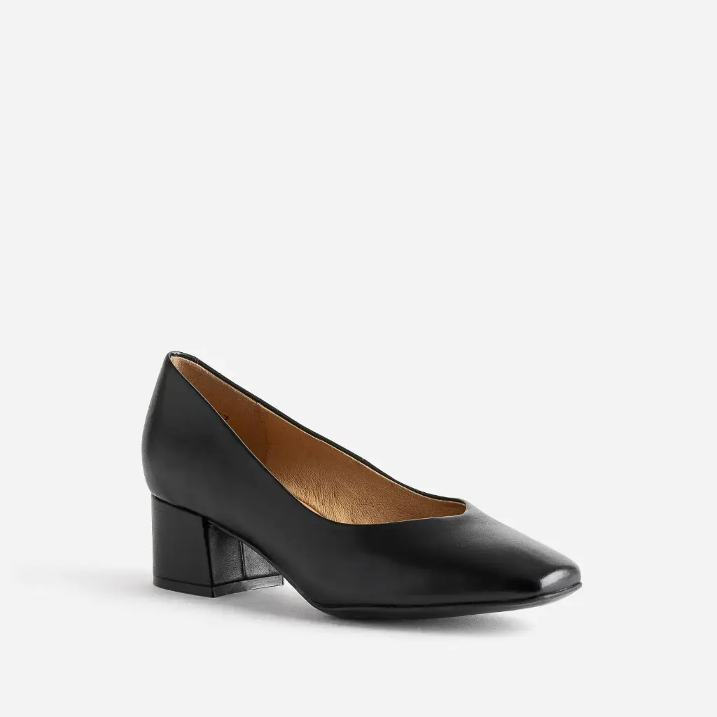 [25ER00001] NINA-CHAUSSURE ESCARPIN FEMME NOIR (36)