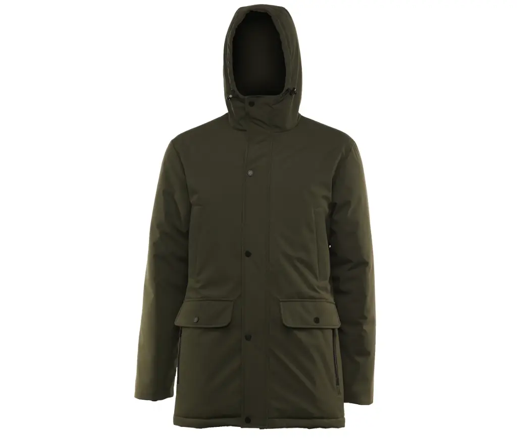 URBAN-PARKA COURT AVEC POCHE HOMME (Kaki, S)