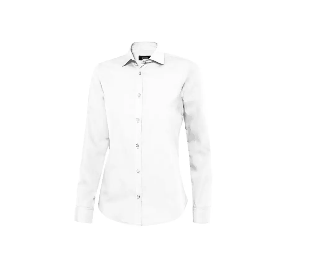 [26IMV5011] BERLIN-CHEMISE ML COL CLASSIQUE FEMME (Blanc, XS)
