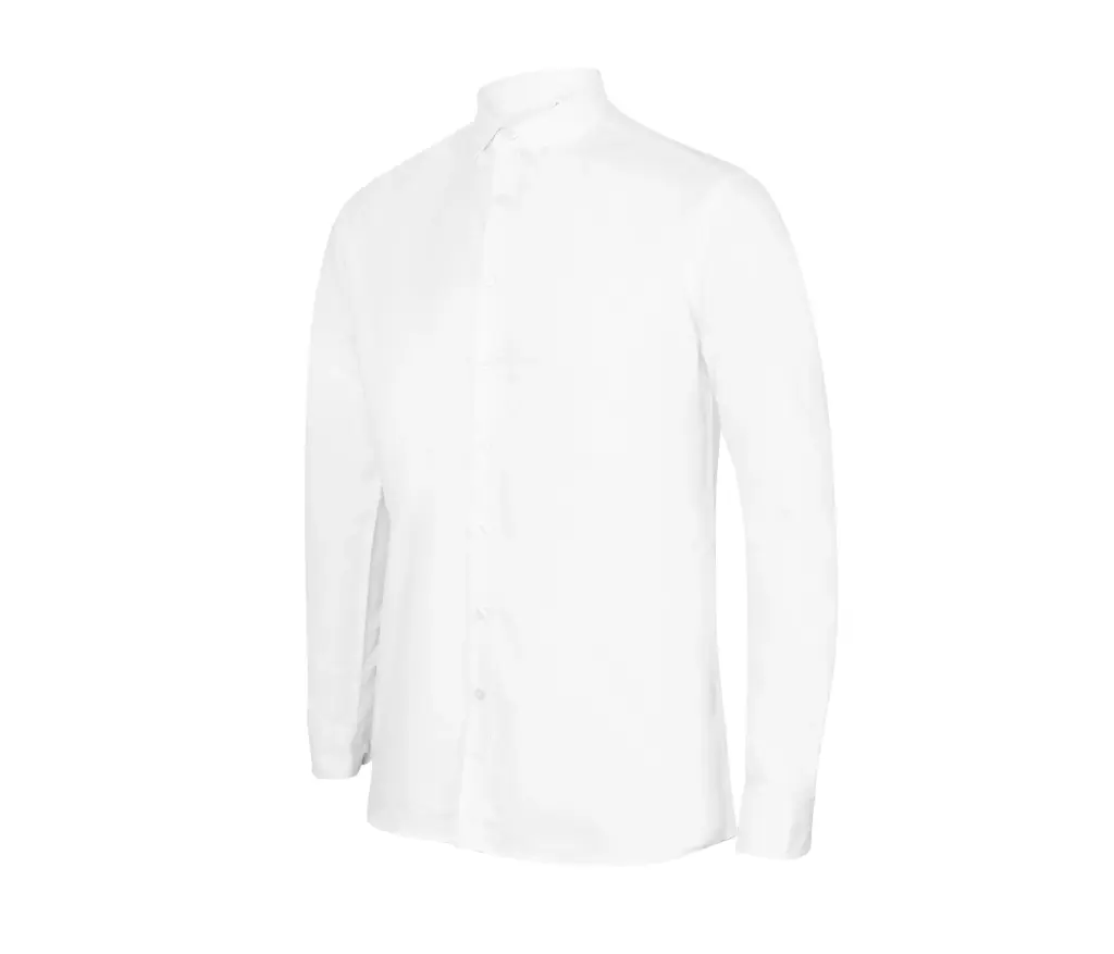 MANOXRE-CHEMISE ML COL CLASSIQUE HOMME (Blanc, XS)