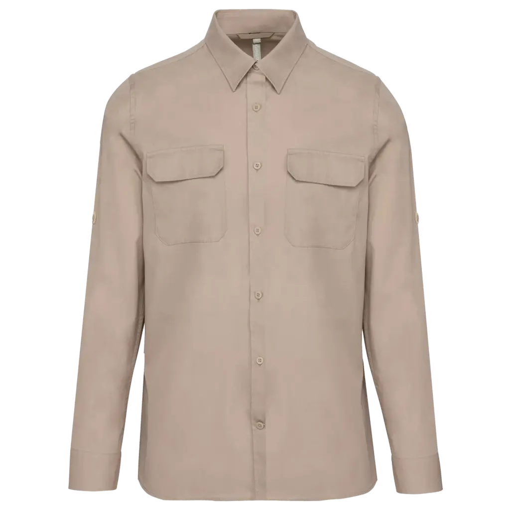 [K590] SAFRI-CHEMISE ML SAFARI HOMME (S)