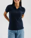 CAPOJ-POLO MC UNI 3 BOUTONS FEMME