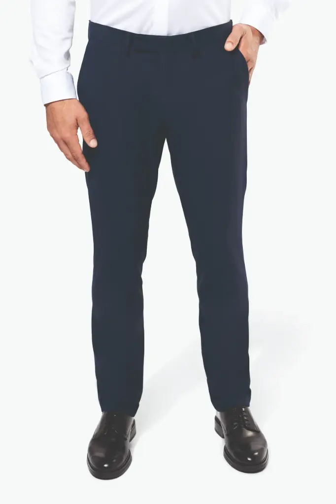 [26TOPK740] PANAN-PANTALON COSTUME COUPE DROITE HOMME (Marine, 38)