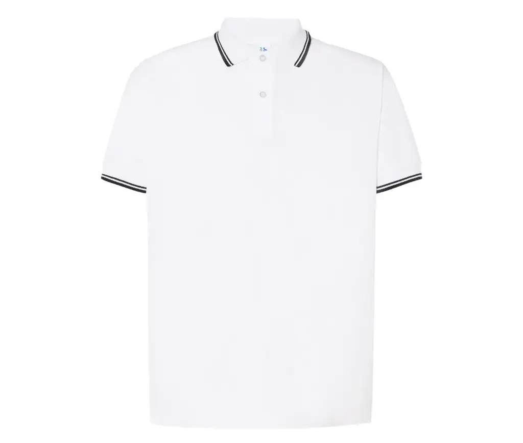 POLAR-POLO MC LISERÉ 2 BOUTONS HOMME