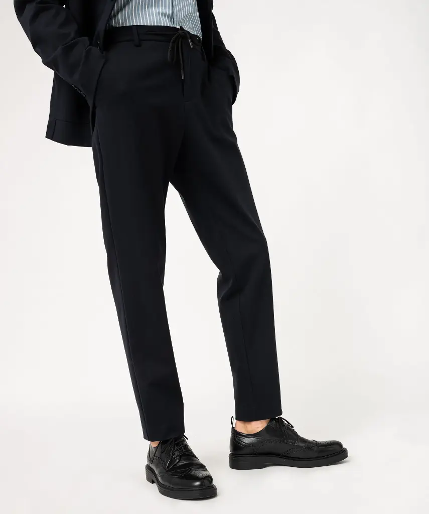 [25GE00094] TASU-PANTALON COSTUME COUPE DROITE HOMME BLEU (38)