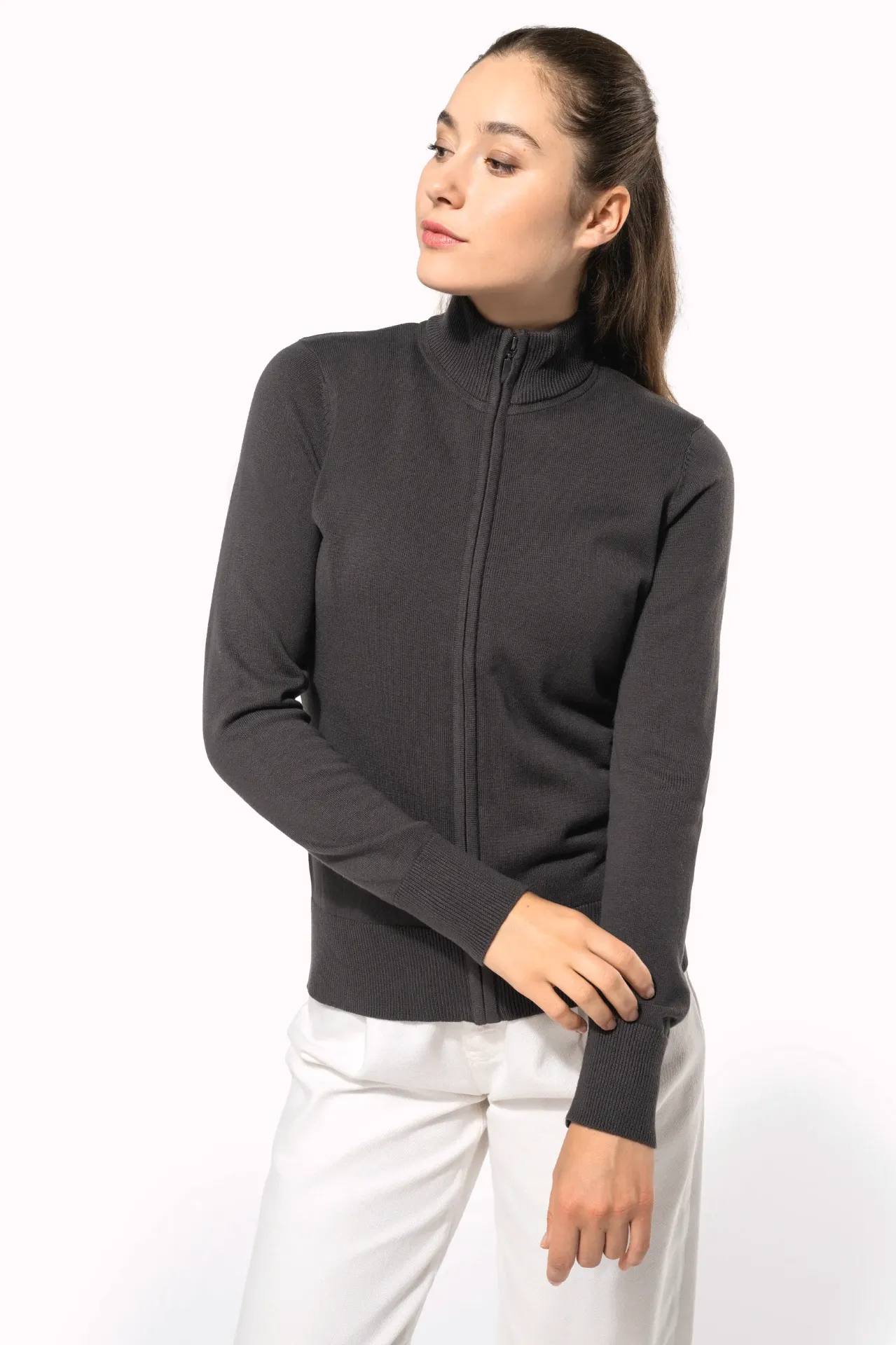 GILA-CARDIGAN ZIPPÉ FEMME