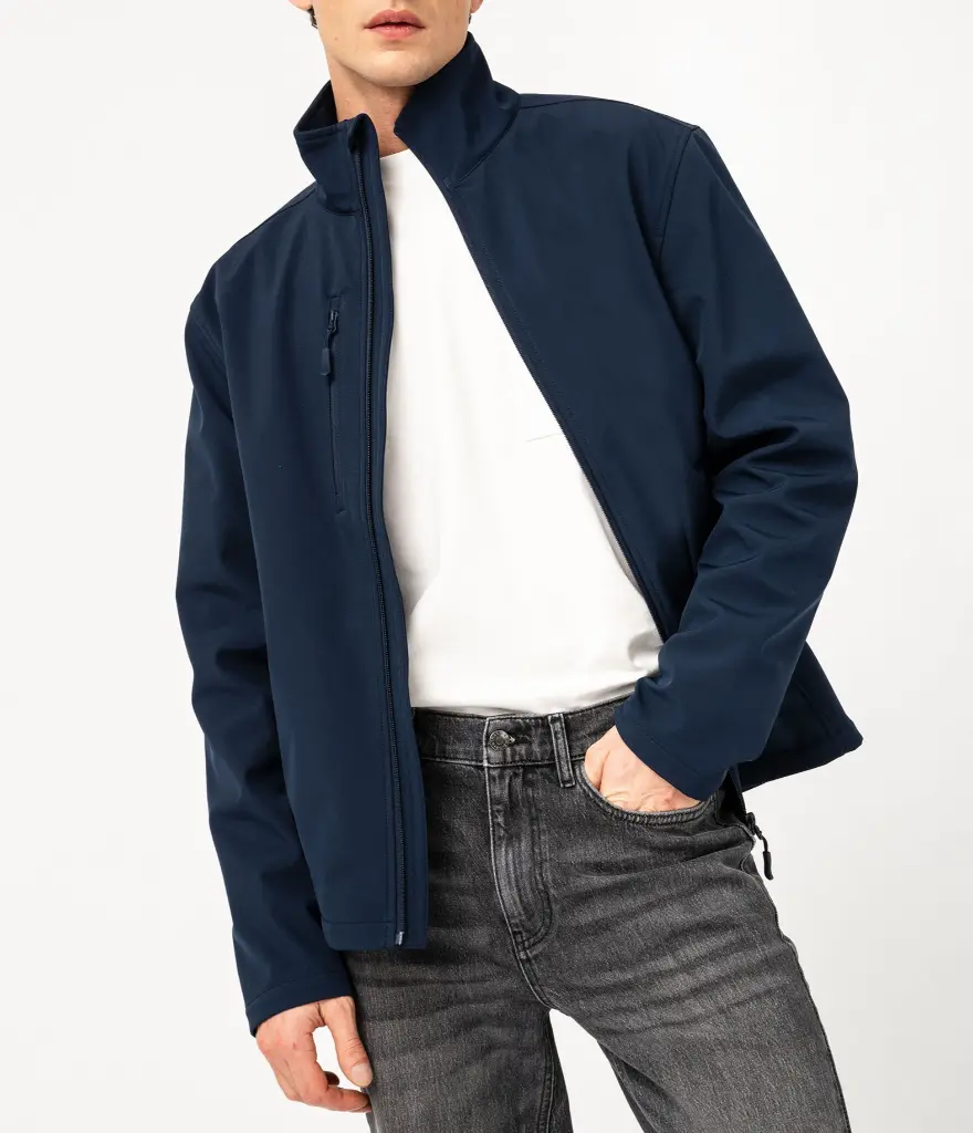 [25GE00106] VEFI-VESTE SOFTSHELL UNISEXE BLEU (XS)