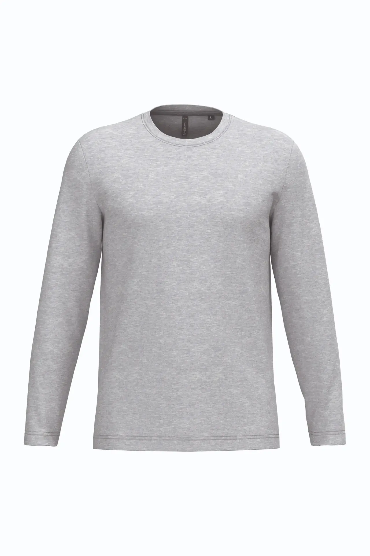 [26TOK359] ALTO-TEE-SHIRT ML COL ROND HOMME (Blanc, S)
